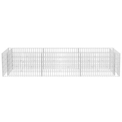 Gabion Raised Bed Steel 106.3"x35.4"x19.7