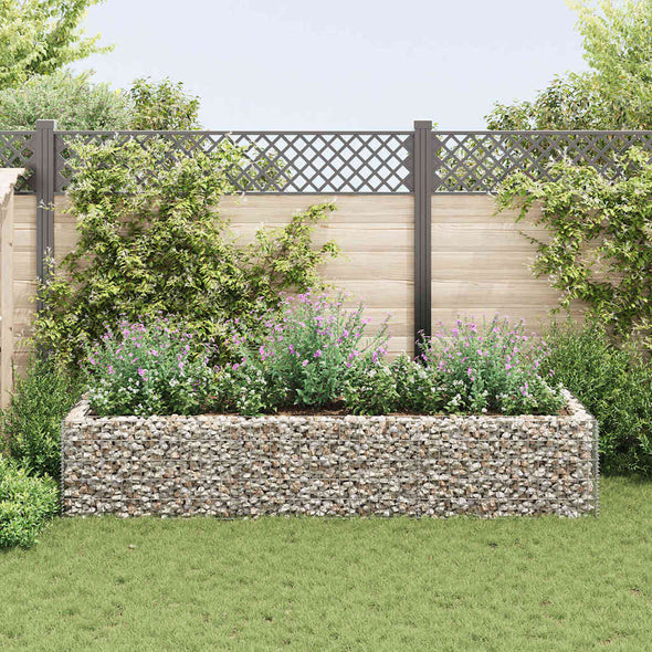 Gabion Raised Bed Steel 106.3"x35.4"x19.7"