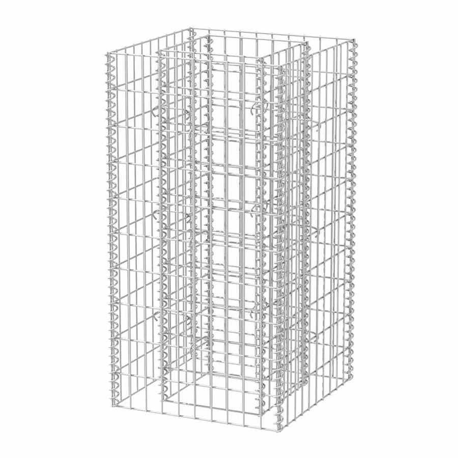 Gabion Raised Bed Steel 19.7"x19.7"x39.4"