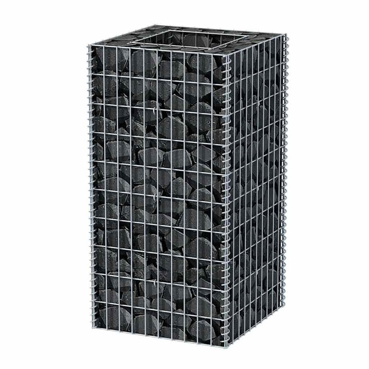 Gabion Raised Bed Steel 19.7"x19.7"x39.4"