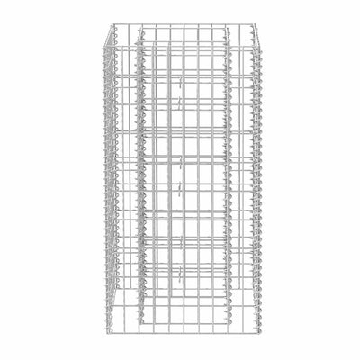 Gabion Raised Bed Steel 19.7"x19.7"x39.4"