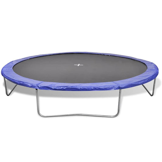 Trampoline | Black and Blue | Steel frame, PP mat, PE net