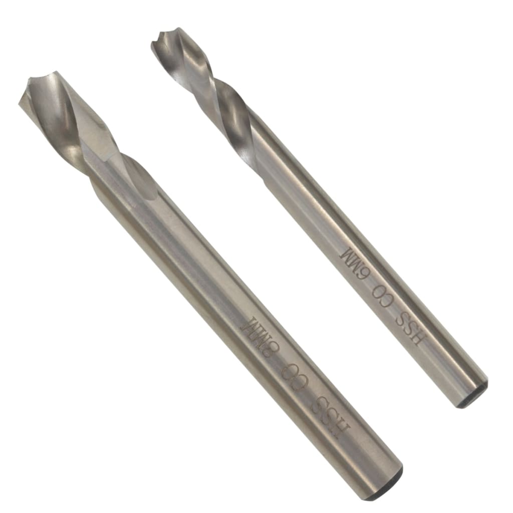 2 Piece Spot Weld Drill Bit Set 6/8 mm HSS