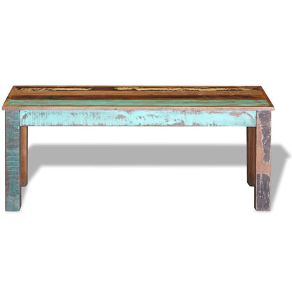 Bench Solid Reclaimed Wood 43.3"x13.8"x17.7