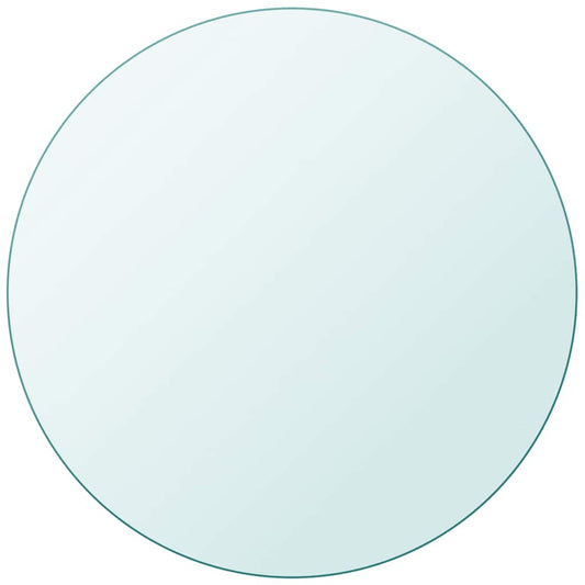 Replacement Table Top | Clear | Tempered Glass | 30 cm Diameter | Durable