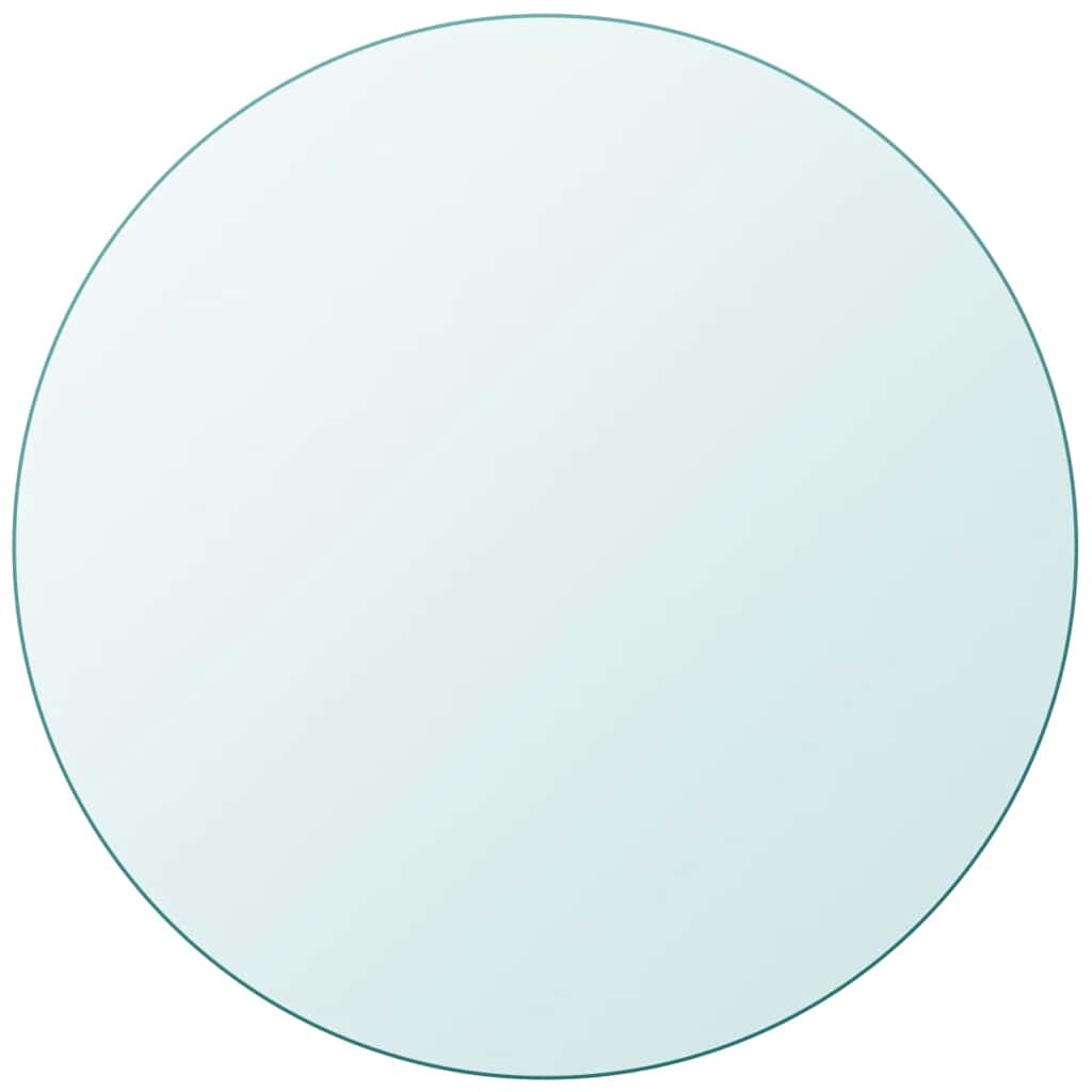 Table Top Tempered Glass Round 400 mm