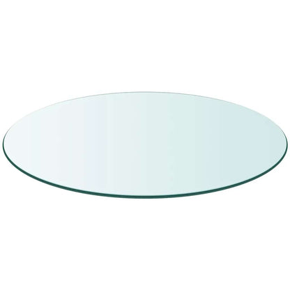 Table Top Tempered Glass Round 700 mm