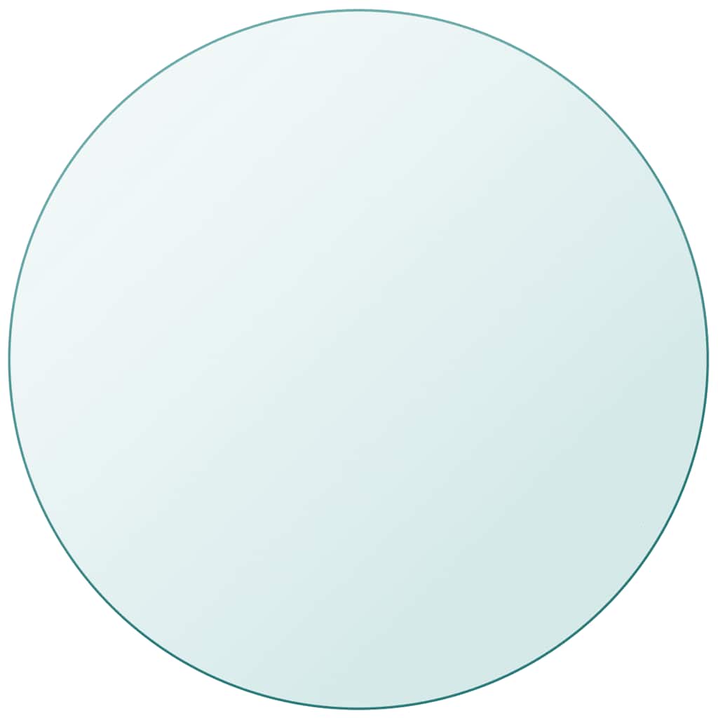 Table Top Tempered Glass Round 80 cm