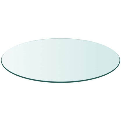 Table Top Tempered Glass Round 80 cm