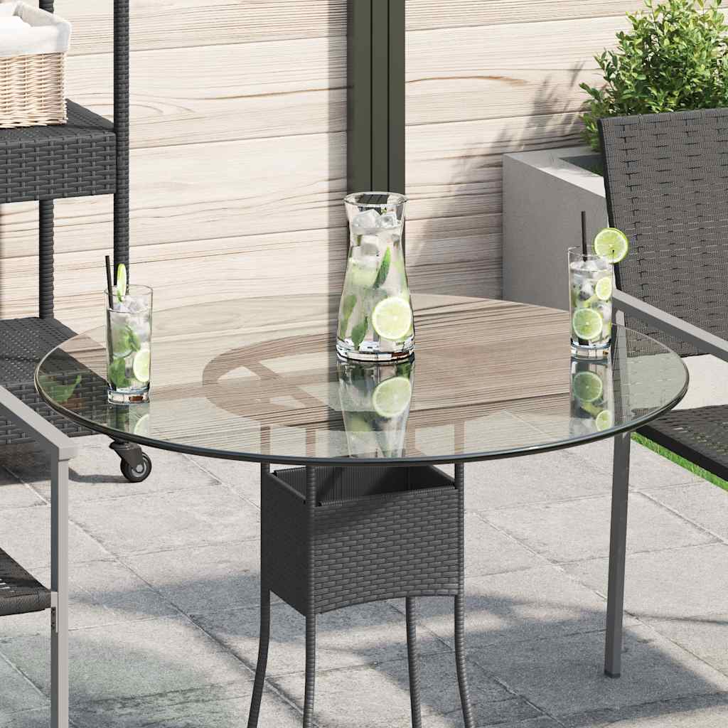 Table Top Tempered Glass Round 80 cm