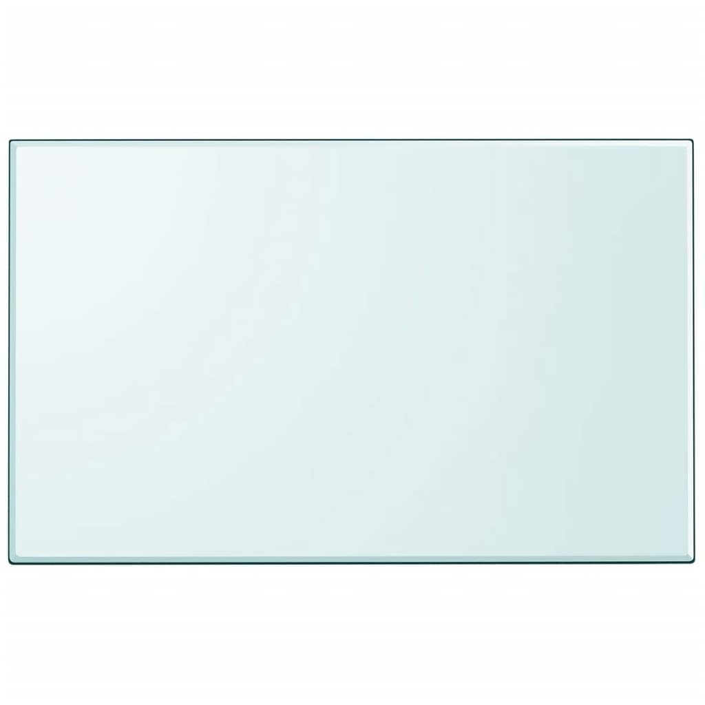 Table Top Tempered Glass Rectangular 1000x620 mm