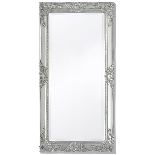 Wall Mirror | Silver | Wood, glass, engineered wood | 100 x 50 cm