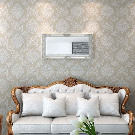 Wall Mirror | Silver | Wood, glass, engineered wood | 100 x 50 cm