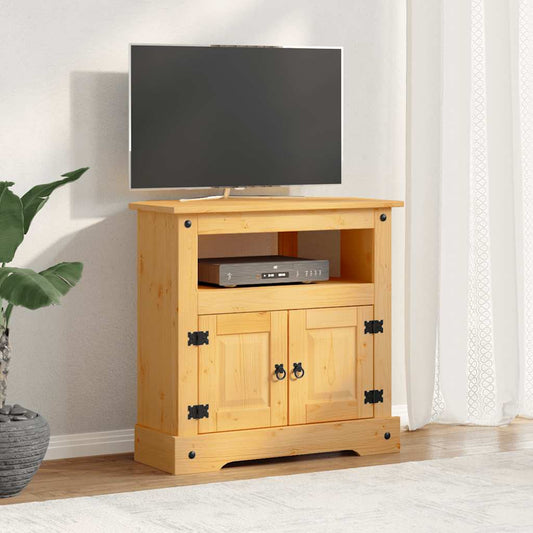 Console Table | Waxed Brown | Solid Pinewood | Medium | Console Table