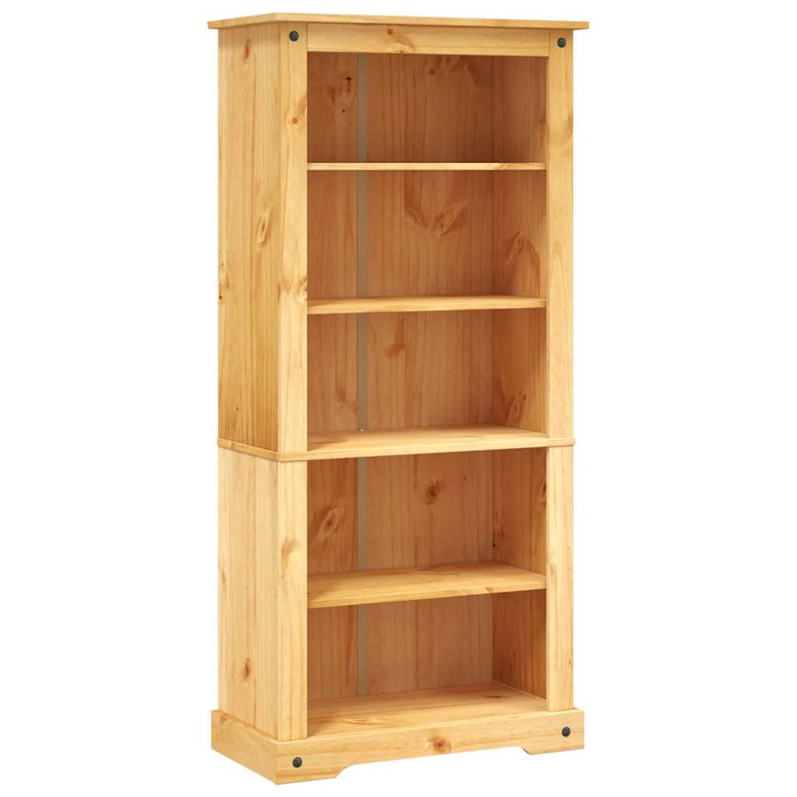 5-Tier Bookcase Mexican Pine Corona Range 31.5"x15.7"x66.9"