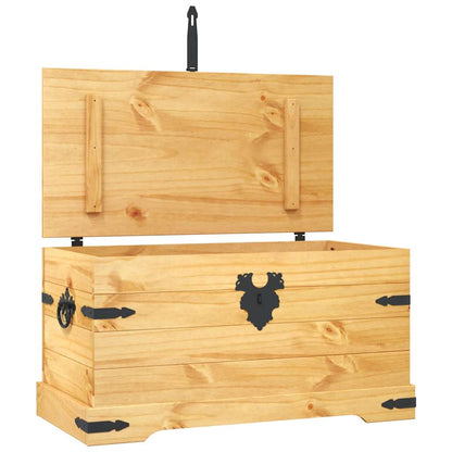 Storage Trunk | Brown | Solid waxed pinewood | Medium | Storage Chest