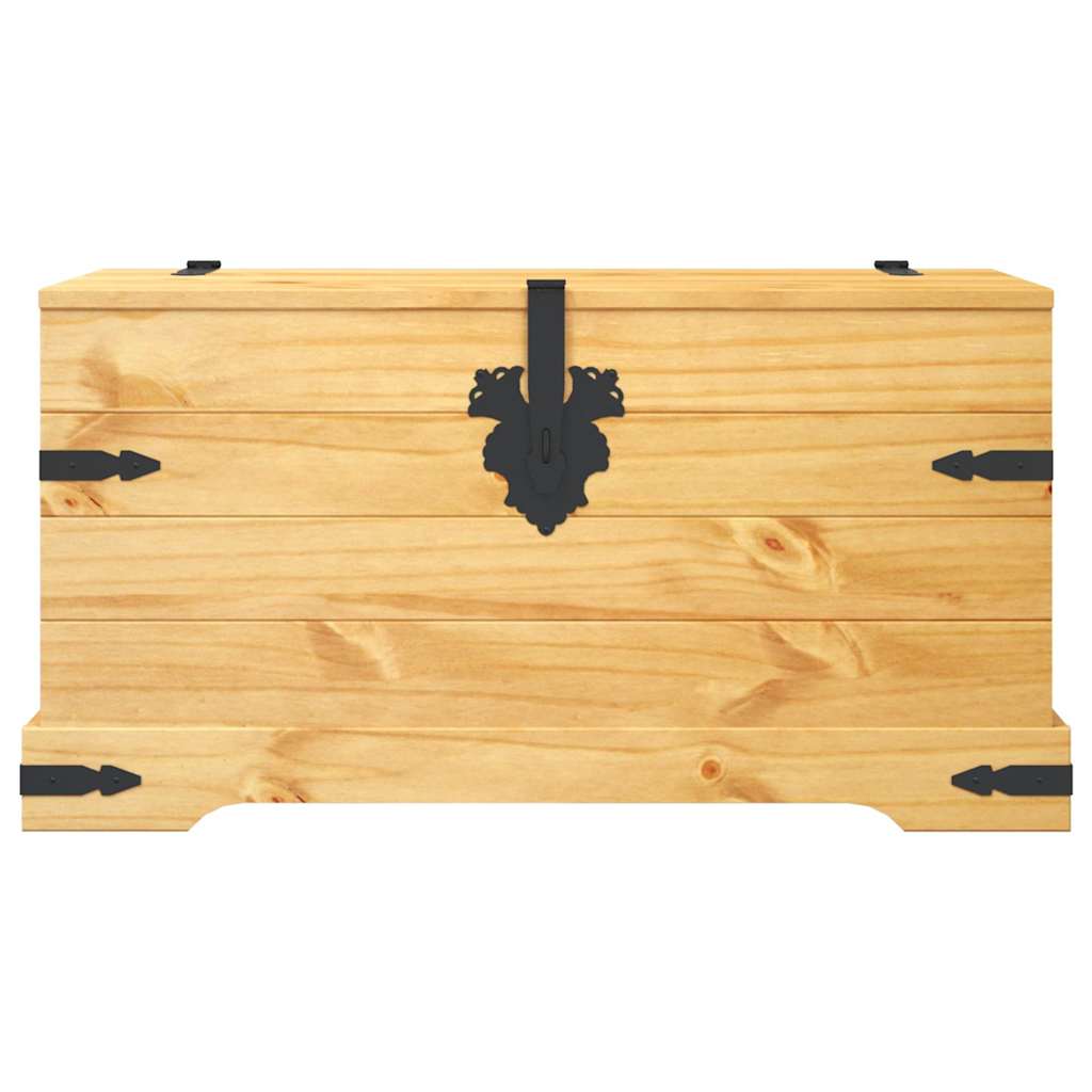 Storage Trunk | Brown | Solid waxed pinewood | Medium | Storage Chest