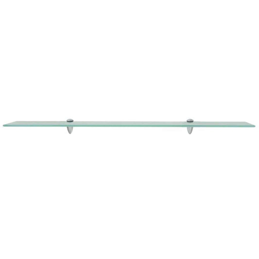 Floating Shelf | Clear | Tempered safety glass | 100 x 10 cm