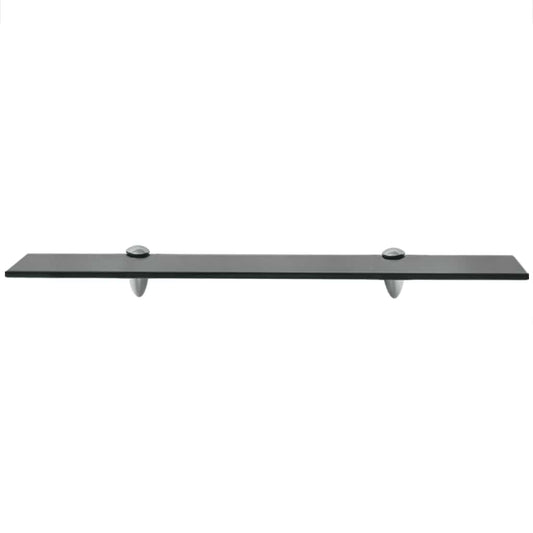 Floating Shelf | Black | Tempered glass | Standard | Wall mounting
