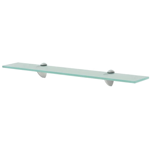 Floating Shelf | Clear | Tempered safety glass, Zinc alloy | 60x20 cm