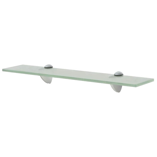 Floating Shelf | Frosted | Tempered safety glass, Zinc alloy | 50x20 cm