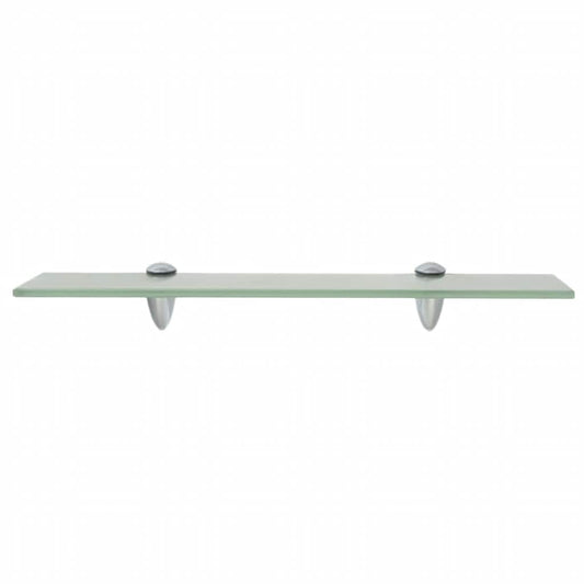 Floating Shelf | Frosted | Tempered safety glass, Zinc alloy | 50x20 cm
