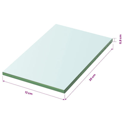 Shelf Panel Glass Clear 20x12 cm