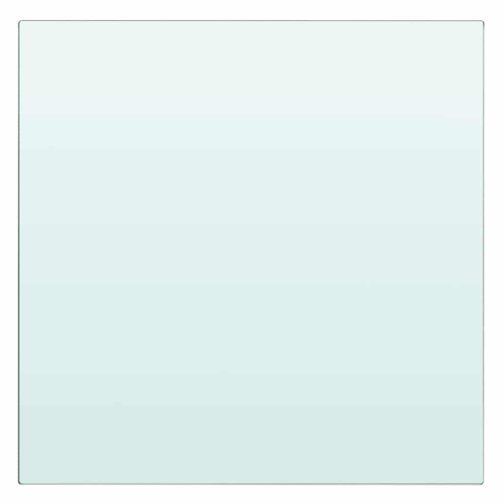 Shelf Panel Glass Clear 20x20 cm