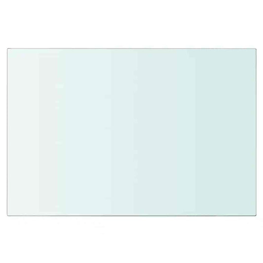 Glass Panel | Clear | Tempered glass | 20x30 cm | Durable | Glass Shelf