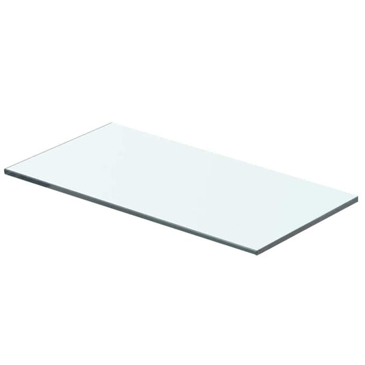 Glass Panel | Clear | Tempered glass | 40 x 15 cm | Glass Shelf Panel