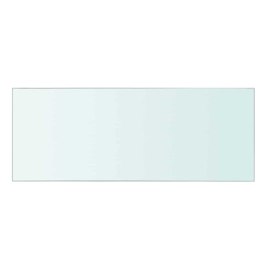 Glass Panel | Clear | Tempered glass | 40 x 15 cm | Glass Shelf Panel