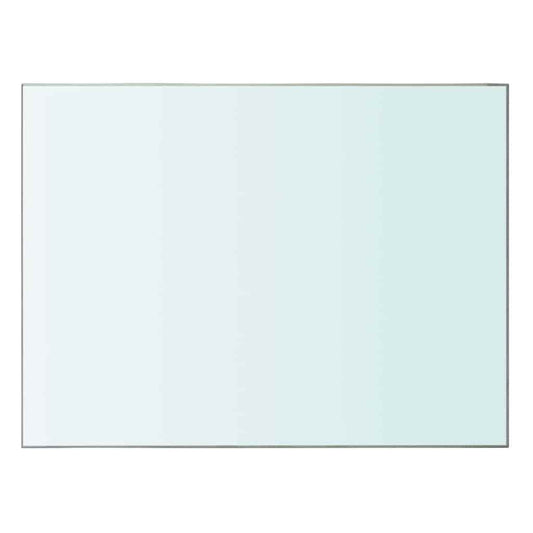 Glass Panel | Clear | Tempered Glass | 40 x 30 cm | Durable | Glass Shelf