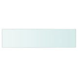 Shelf Panel Glass Clear 60x15 cm