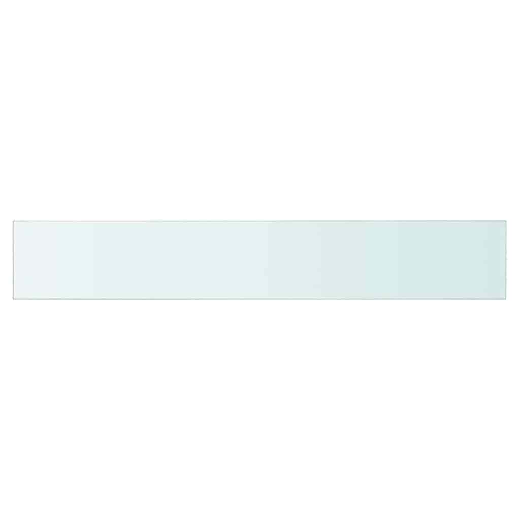 Shelf Panel Glass Clear 80x12 cm