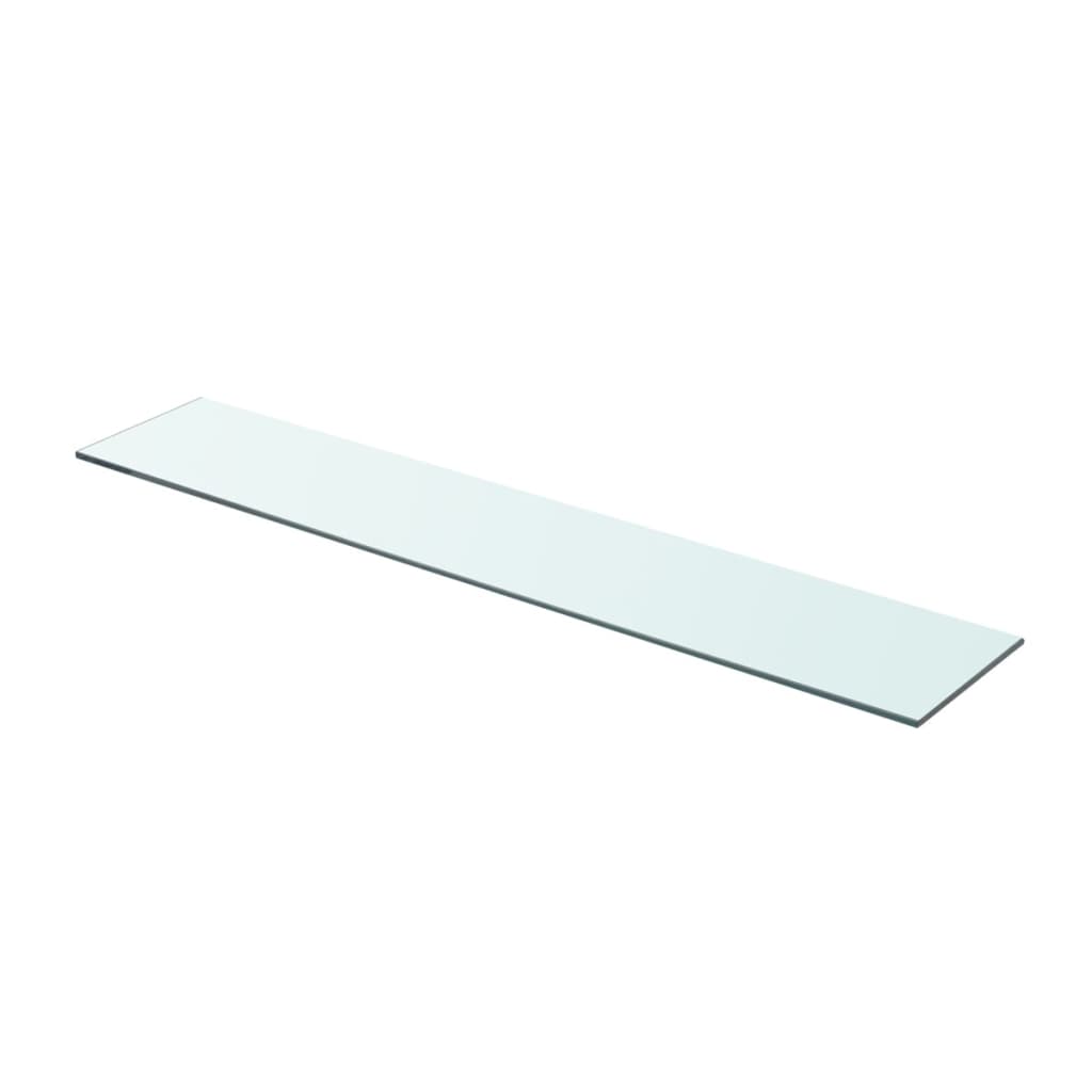 Shelf Panel Glass Clear 80x15 cm