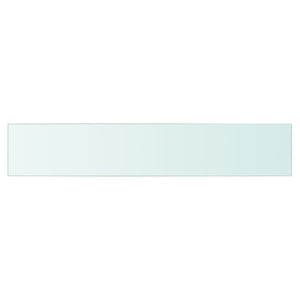 Shelf Panel Glass Clear 80x15 cm