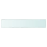 Shelf Panel Glass Clear 80x15 cm