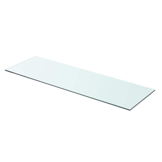 Glass Panel | Clear | Toughened glass | 80 cm long x 25 cm wide | Durable