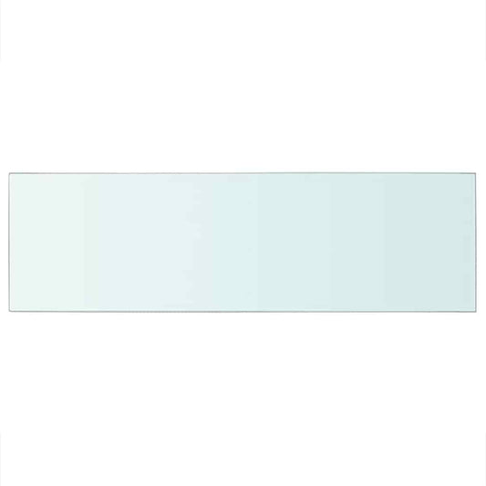 Glass Panel | Clear | Toughened glass | 80 cm long x 25 cm wide | Durable