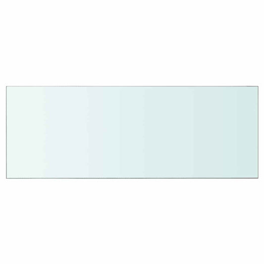 Glass Panel | Clear | Tempered glass | 80x30 cm |  Durable  | Glass Shelf