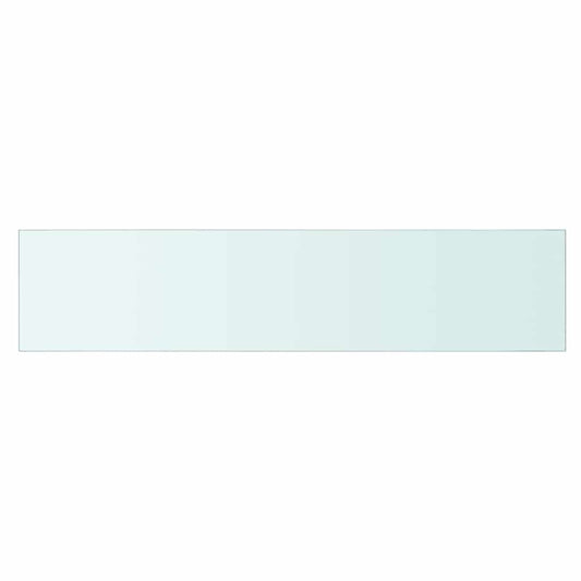 Glass Panel | Clear | Tempered glass | 90x20 cm | Durable | Glass Panel