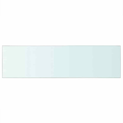 Shelf Panel Glass Clear 90x25 cm