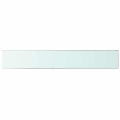 Shelf Panel Glass Clear 100x15 cm