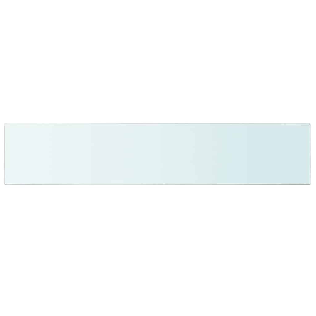 Shelf Panel Glass Clear 100x20 cm