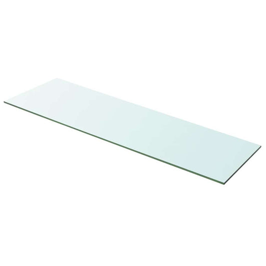 Glass Panel | Clear | Tempered Glass | 100x30 cm | Glass Shelf Panel