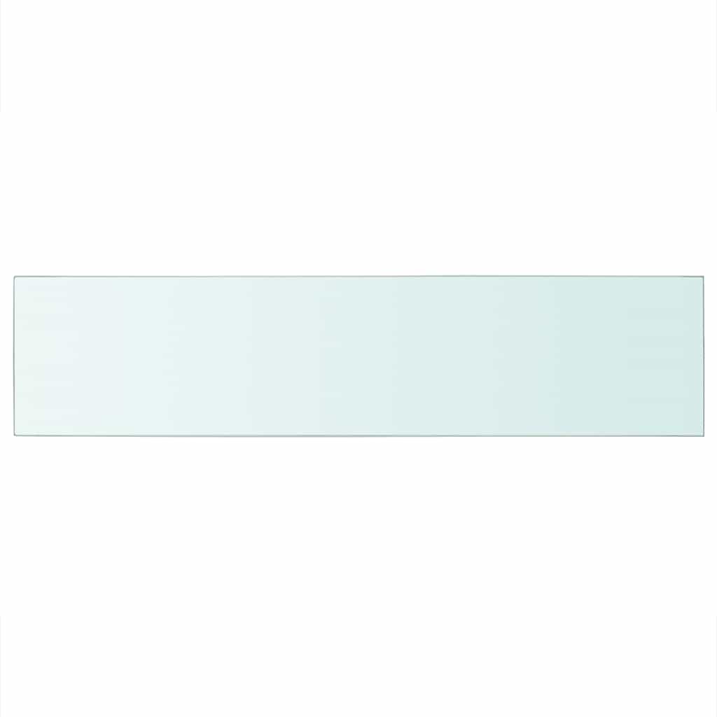 Shelf Panel Glass Clear 110x25 cm