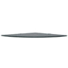 Corner Shelf with Chrome Supports Glass Black 25x25 cm