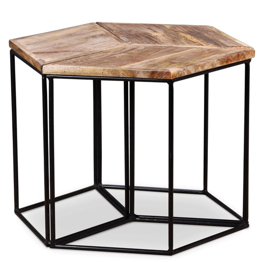 Coffee Table | Mango wood | Solid mango wood, Iron | Medium | Modular
