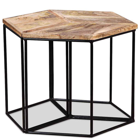Coffee Table | Mango wood | Solid mango wood, Iron | Medium | Modular