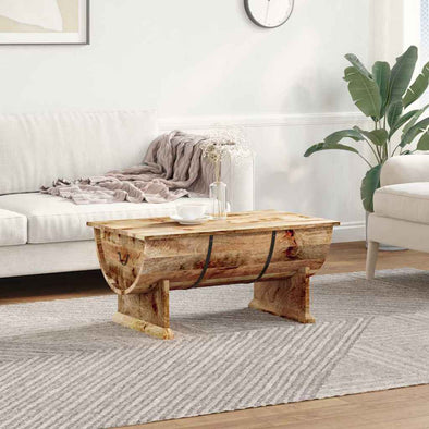 Coffee Table Solid Mango Wood 88x50x40 cm